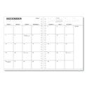 Universal Monthly Planner, 11 x 8, Black Cover, 14-Month: Dec 2024 to Jan 2026 (71001)