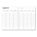 Universal Monthly Planner, 11 x 8, Black Cover, 14-Month: Dec 2024 to Jan 2026 (71001)