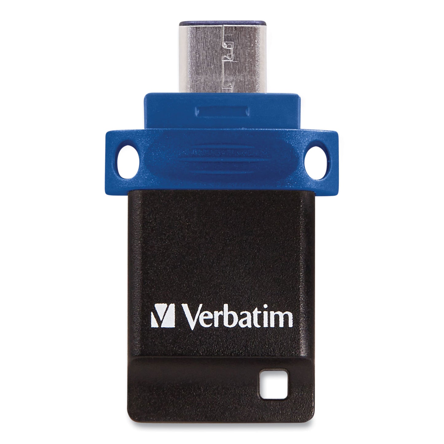 Verbatim Store n' Go Dual USB 3.0 Flash Drive for USB-C Devices, 64 GB, Blue (99155)