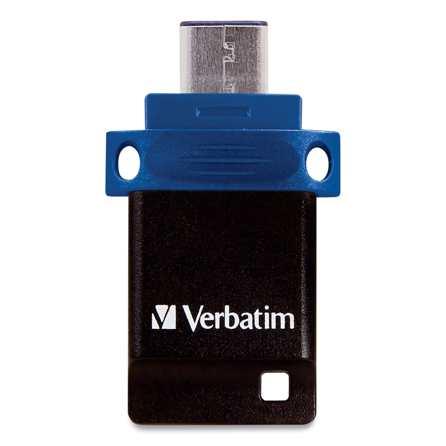 Verbatim Store n' Go Dual USB 3.0 Flash Drive for USB-C Devices, 32 GB, Blue (99154)