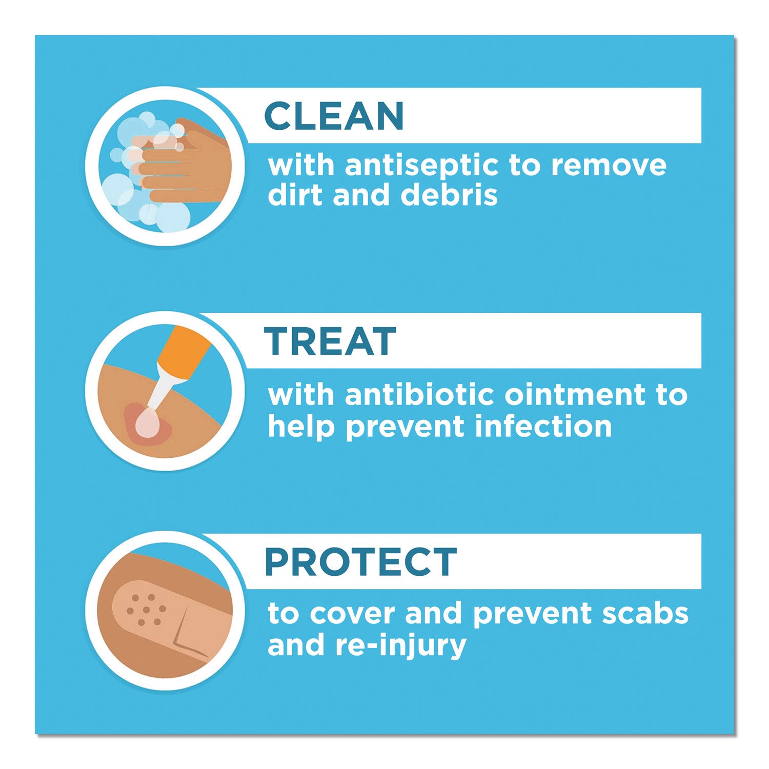 BAND-AID Plastic Adhesive Bandages, 0.75 x 3, 60/Box (100563500)