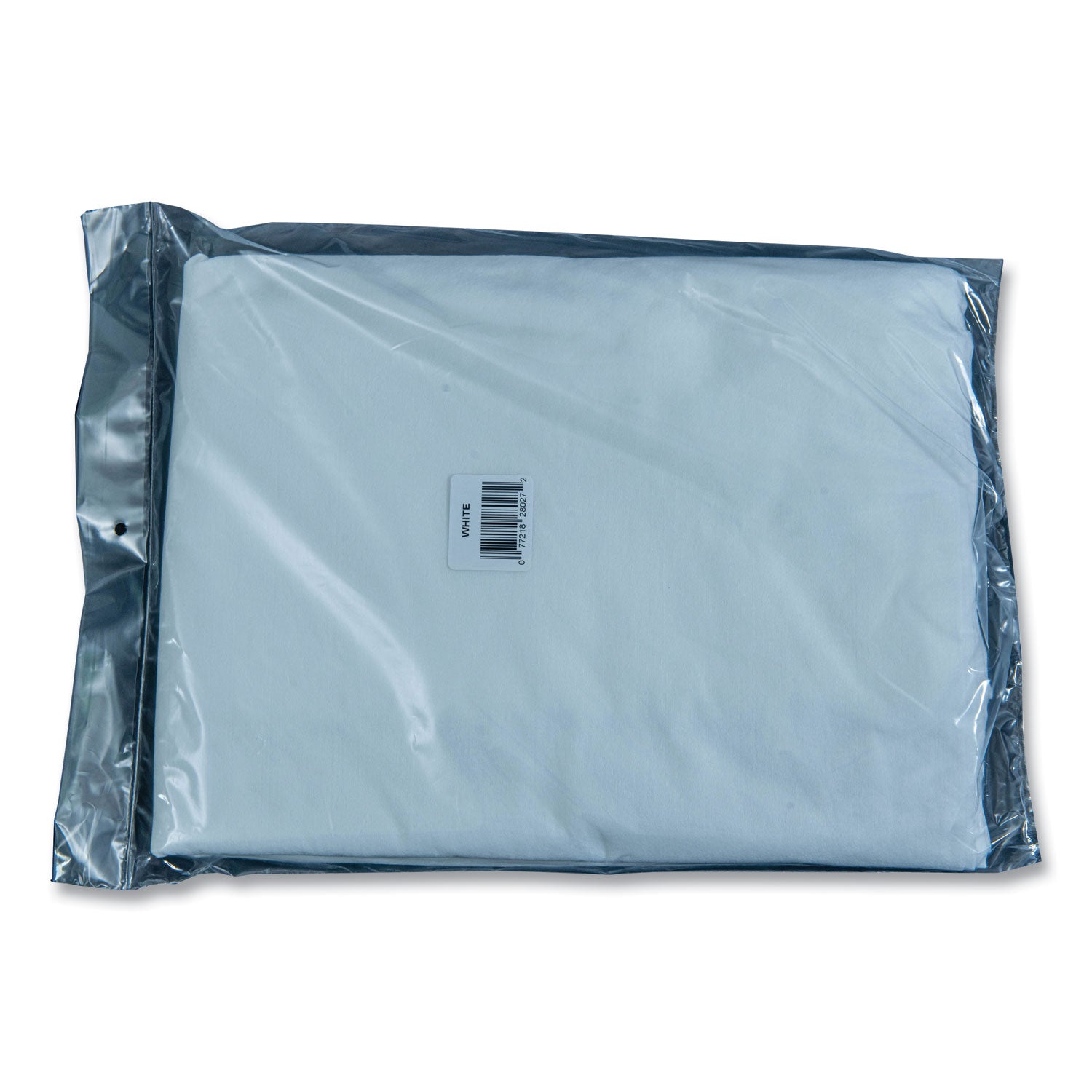 Tablemate Table Set Linen-Like Table Skirting, Polyester, 29" x 14 ft, White (LS2914WH)