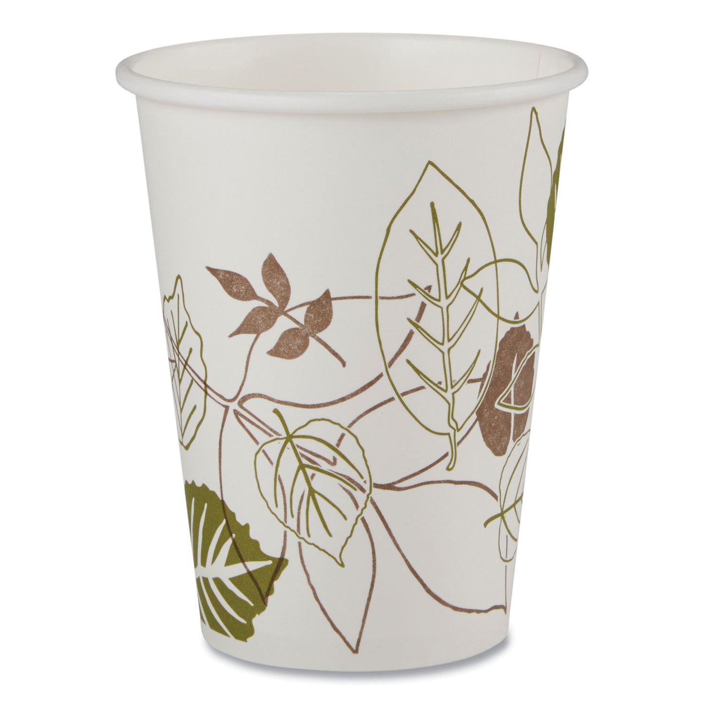 Dixie Pathways Paper Hot Cups, 12 oz, 25/Pack (2342WSPK)