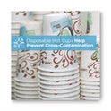 Dixie PerfecTouch Paper Hot Cups, 20 oz, Coffee Haze Design, 25/Pack (5320CDPK)