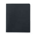 Smead Two-Pocket Folder, Textured Paper, 100-Sheet Capacity, 11 x 8.5, Black, 25/Box (87853)