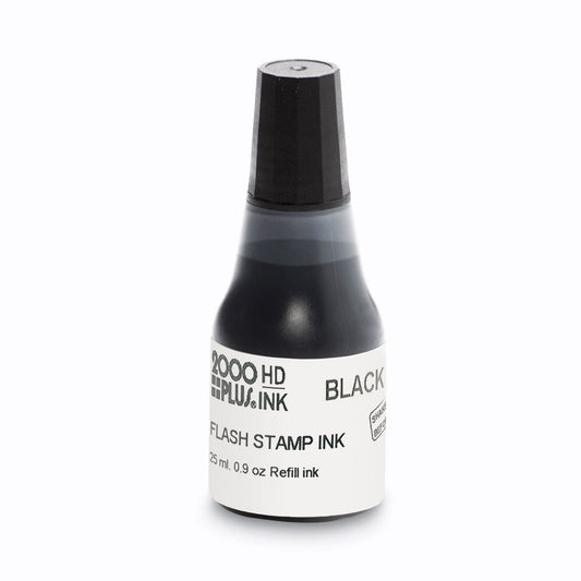 2000 PLUS Pre-Ink High Definition Refill Ink, 0.9 oz. Bottle, Black (033957)