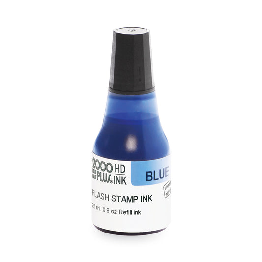 2000 PLUS Pre-Ink High Definition Refill Ink, Blue, 0.9 oz Bottle, Blue (033959)