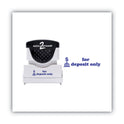 ACCUSTAMP Pre-Inked Shutter Stamp, Blue, FOR DEPOSIT ONLY, 1.63 x 0.5 (035601)