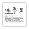 Replacement Ink Pad for 2000PLUS 1SI30PGL, 1.94" x 0.25", Black (065468)
