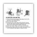 Replacement Ink Pad for 2000PLUS 1SI60P, 3.13" x 0.25", Black (065475)
