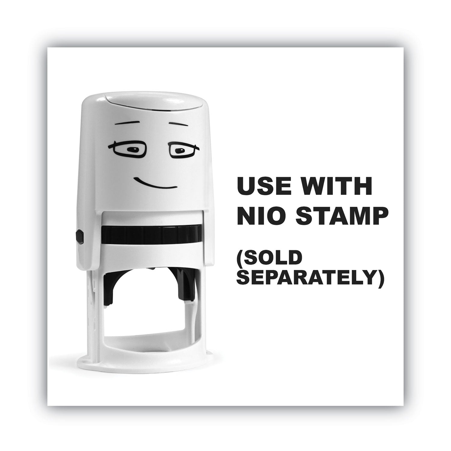 Consolidated Stamp Ink Pad for NIO Stamp with Voucher, 2.75" x 2.75", Noble Blue (071510)