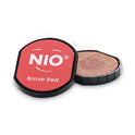 Consolidated Stamp Ink Pad for NIO Stamp with Voucher, 2.75" x 2.75", Brave Red (071513)