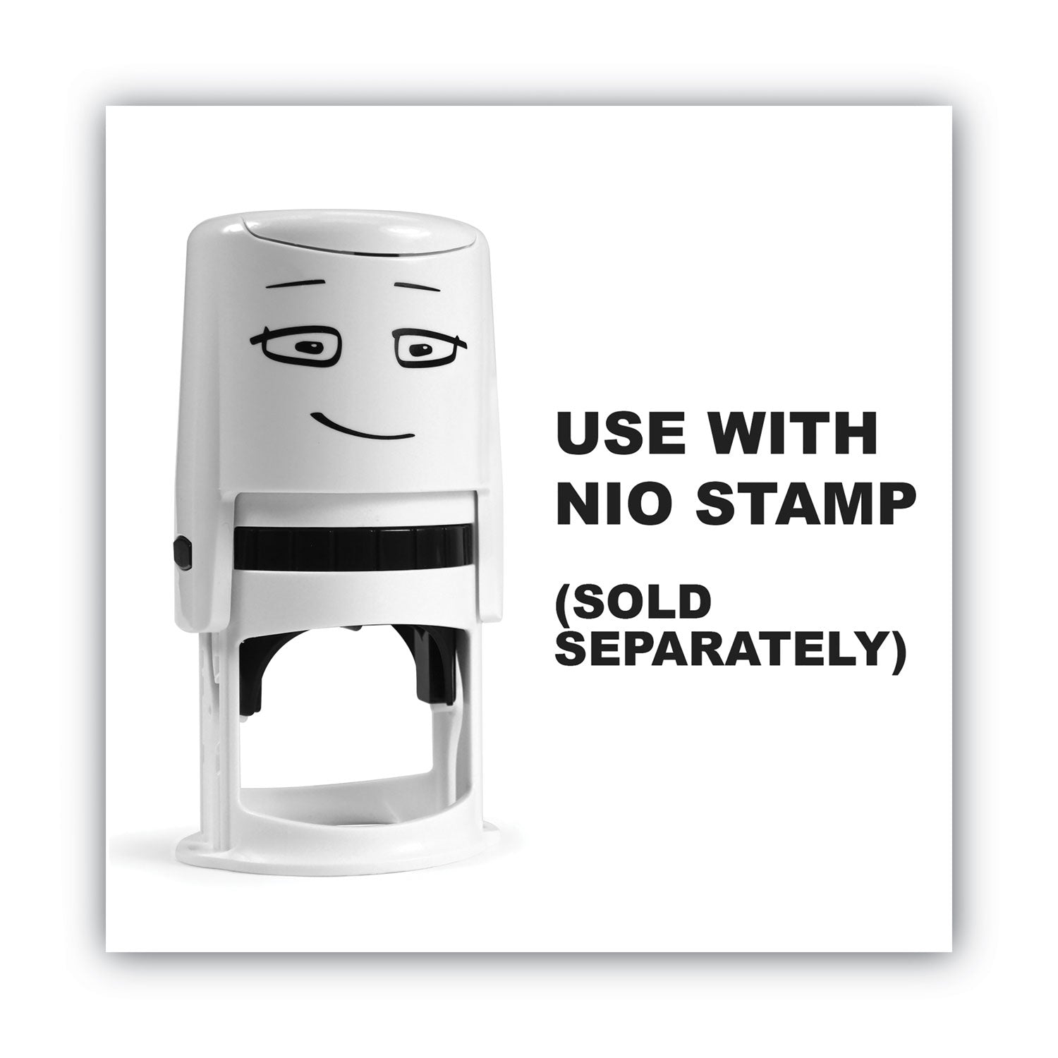 Consolidated Stamp Ink Pad for NIO Stamp with Voucher, 2.75" x 2.75", Brave Red (071513)