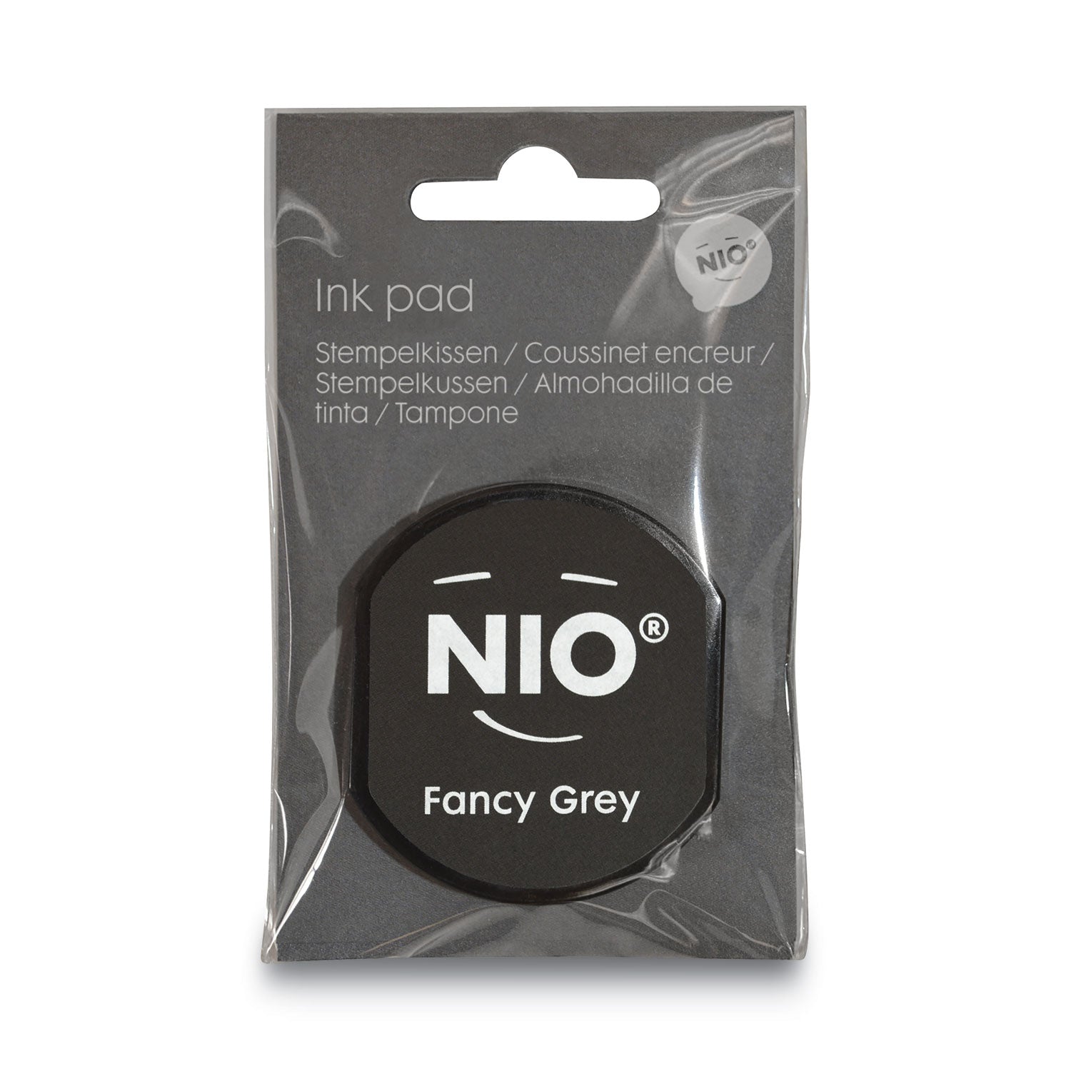 Consolidated Stamp Ink Pad for NIO Stamp with Voucher, 2.75" x 2.75", Fancy Gray (071519)