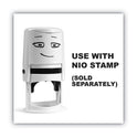 Consolidated Stamp Ink Pad for NIO Stamp with Voucher, 2.75" x 2.75", Fancy Gray (071519)