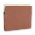 Redrope Drop Front File Pockets, 1.75" Expansion, Letter Size, Redrope, 25/Box