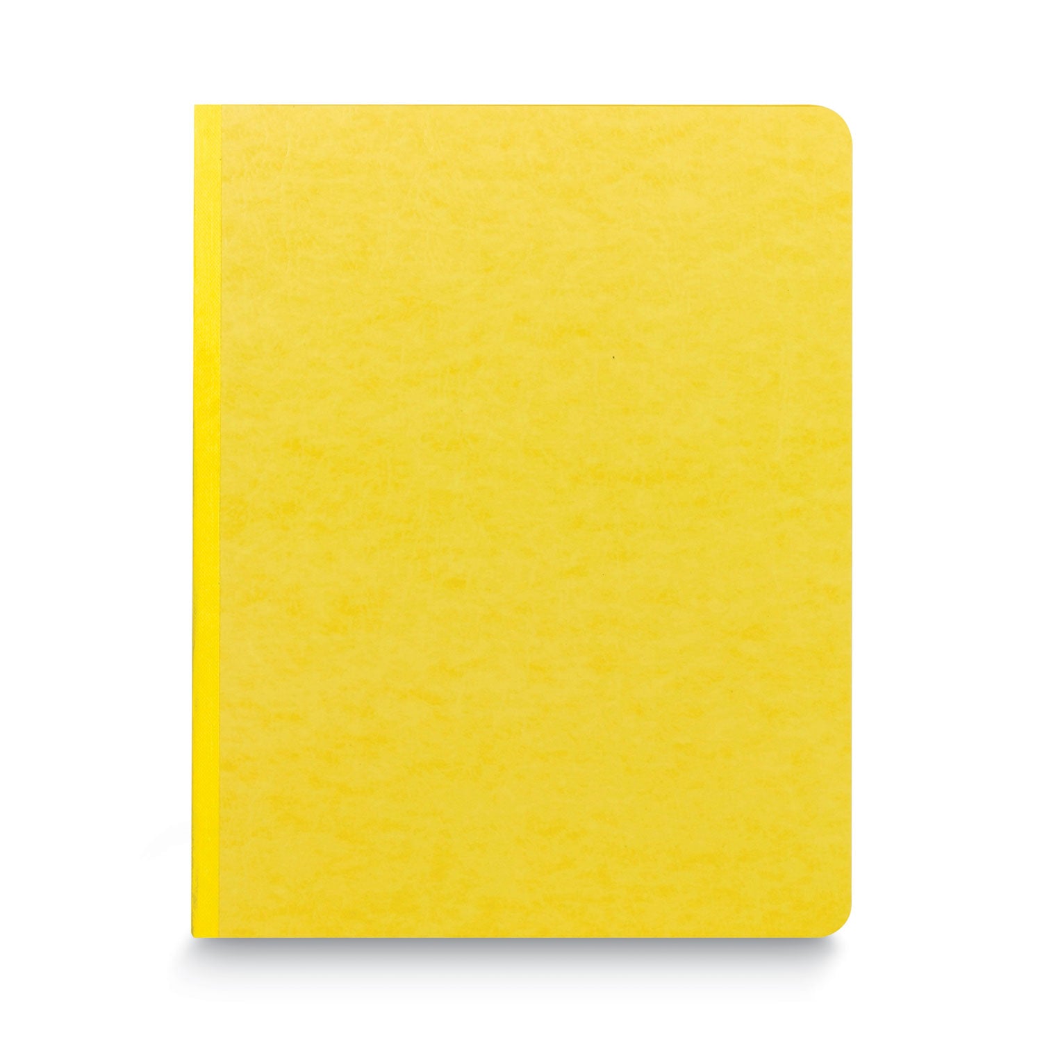 Smead Prong Fastener Premium Pressboard Report Cover, Two-Piece Prong Fastener, 3" Capacity, 8.5 x 11, Yellow/Yellow (81852)