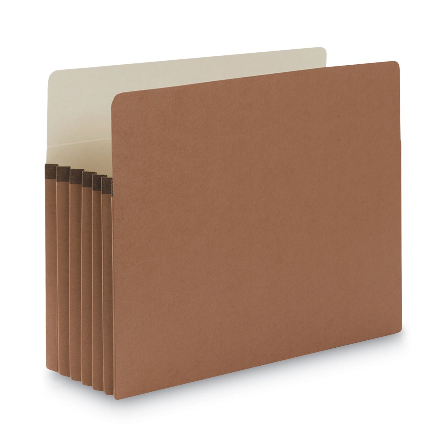 Smead Redrope Drop Front File Pockets, 5.25" Expansion, Letter Size, Redrope, 10/Box (73234)