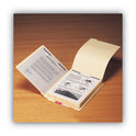 Smead Stackable Folder Dividers with Fasteners, 1/5-Cut Bottom Tab, 1 Fastener, Legal Size, Manila, 4 Dividers/Set, 50 Sets (35650)