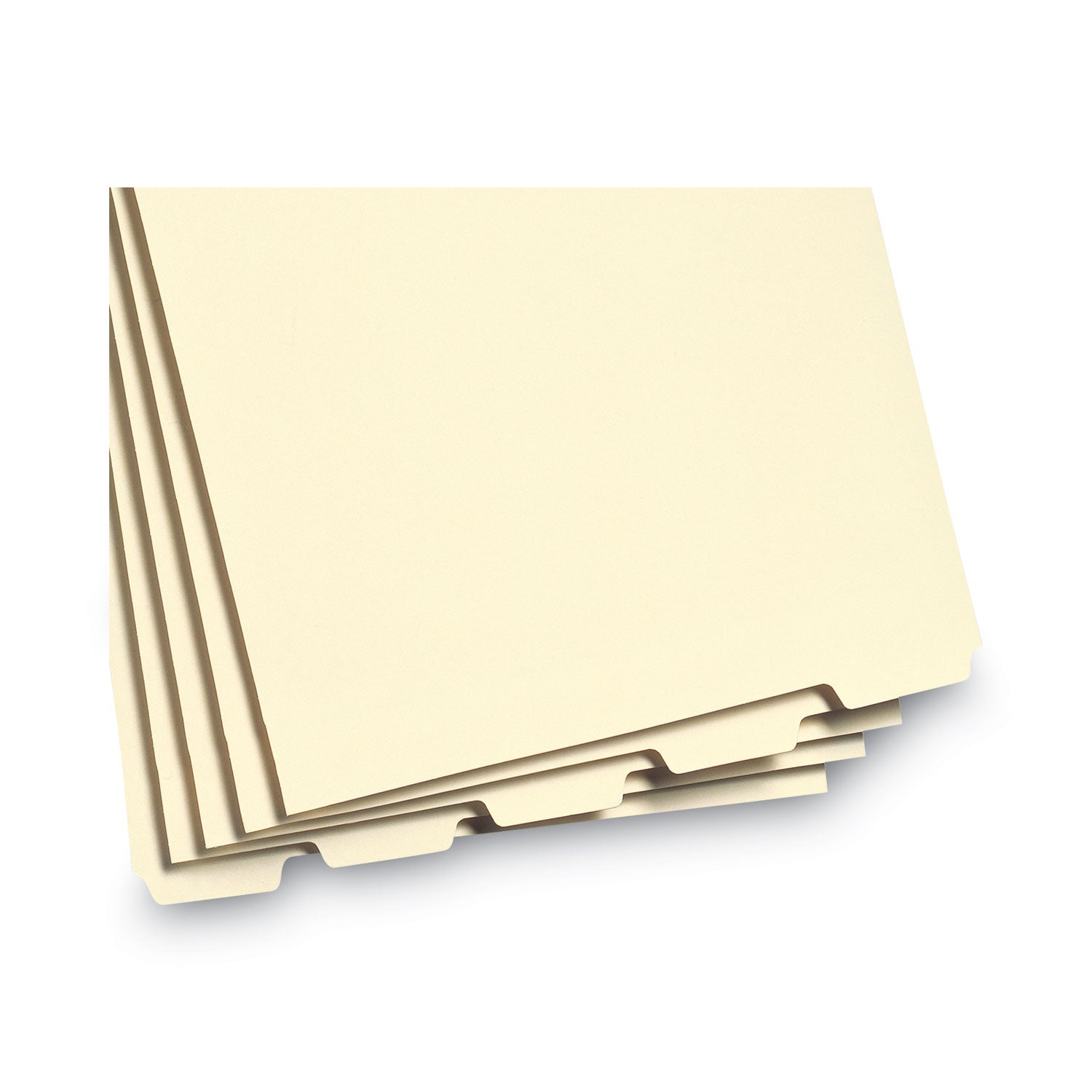 Smead Stackable Folder Dividers with Fasteners, 1/5-Cut Bottom Tab, 1 Fastener, Letter Size, Manila, 4 Dividers/Set, 50 Sets (35600)