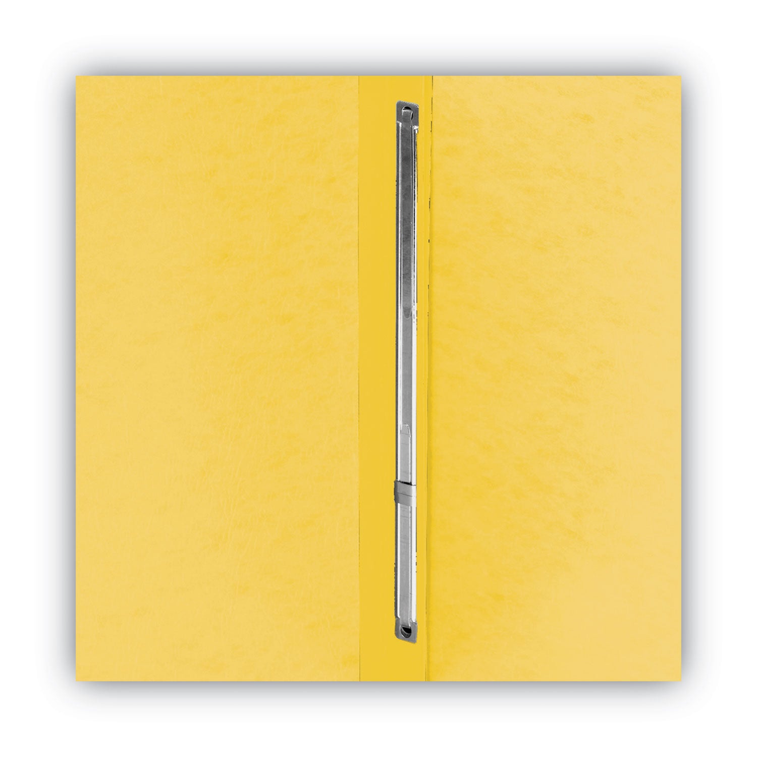 Smead Prong Fastener Premium Pressboard Report Cover, Two-Piece Prong Fastener, 3" Capacity, 8.5 x 11, Yellow/Yellow (81852)