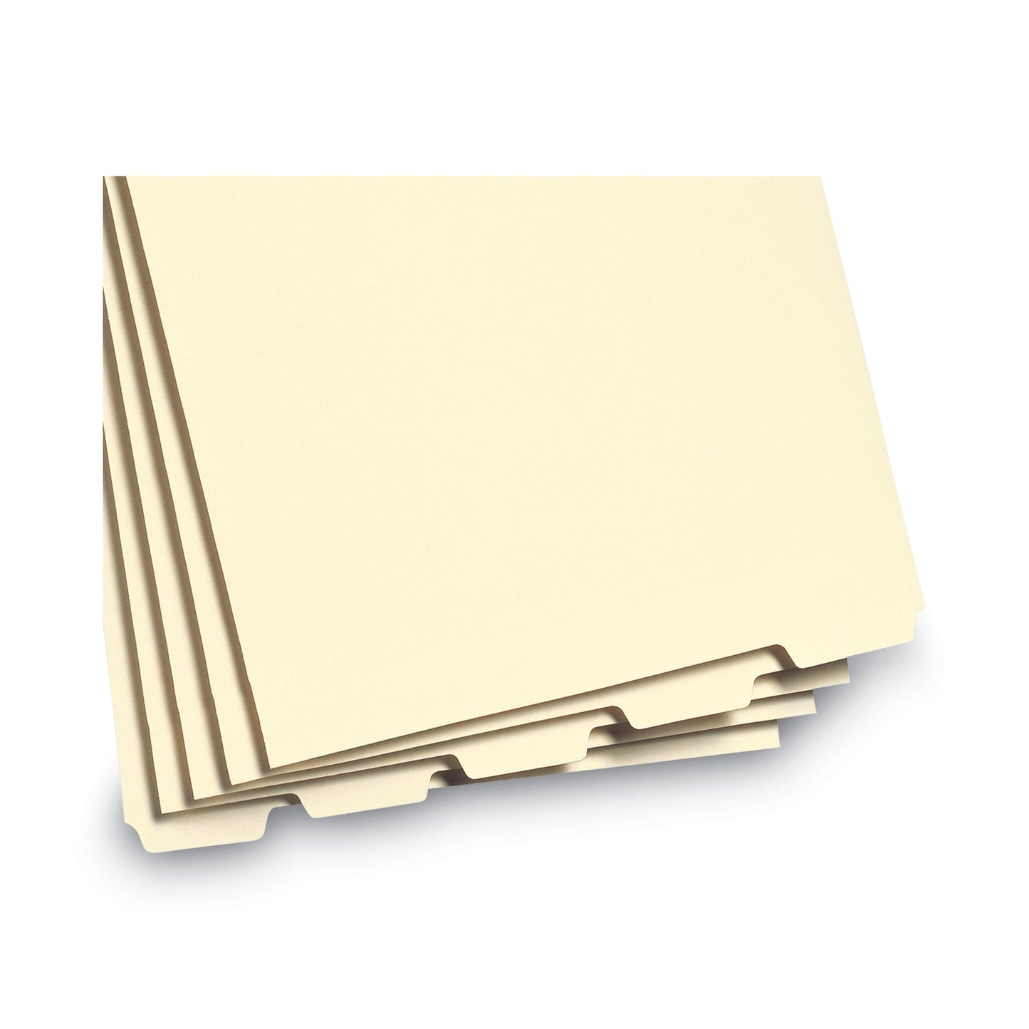 Smead Stackable Folder Dividers with Fasteners, 1/5-Cut Bottom Tab, 1 Fastener, Legal Size, Manila, 4 Dividers/Set, 50 Sets (35650)