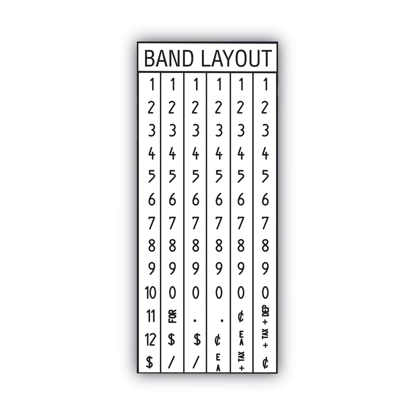 Garvey Pricemarker Kit, Model 22-6, 1-Line, 6 Characters/Line, 0.81 x 0.44 Label Size (090971)