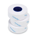 Garvey One-Line Pricemarker Labels Bulk Pack, 0.44 x 0.81, White, 1,200/Roll, 16 Rolls/Box (090947)