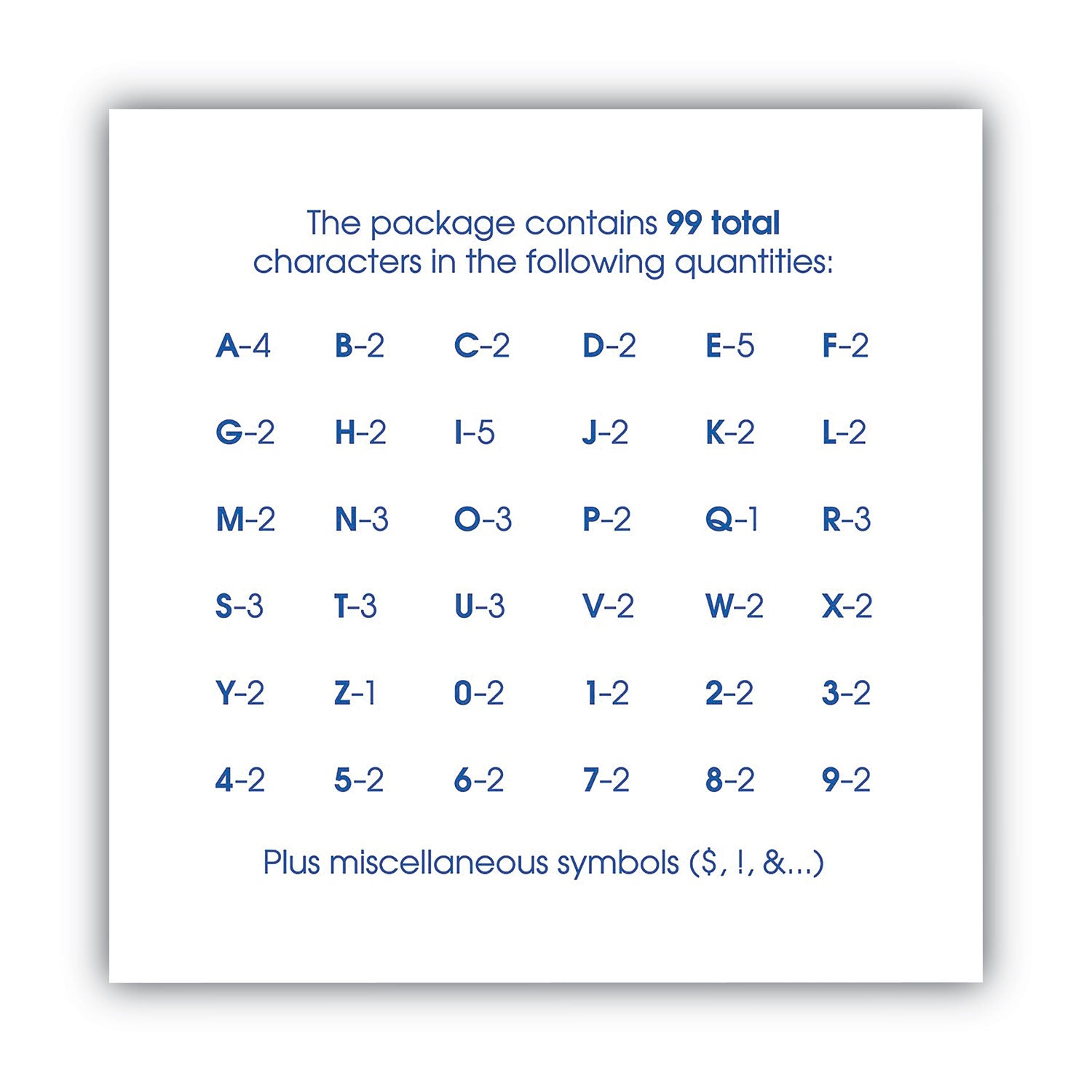COSCO Letters, Numbers and Symbols, Self Adhesive, Black, 2"h, 84 Characters (098131)