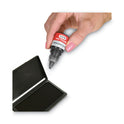 COSCO ACCU-STAMP Gel Ink Refill, 0.35 oz Bottle, Black (090684)