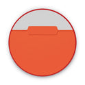 Smead Interior File Folders, 1/3-Cut Tabs: Assorted, Letter Size, 0.75" Expansion, Orange, 100/Box (10259)