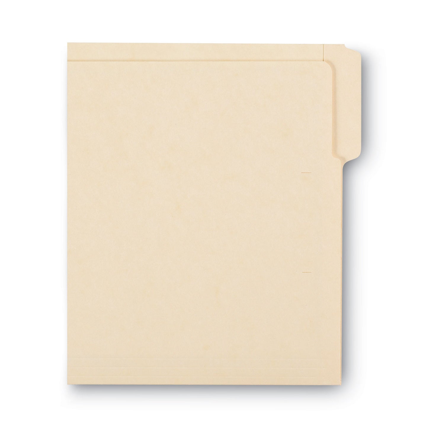 Smead Heavyweight Manila End Tab Folders, 9" High Front, 1/3-Cut Tabs: Assorted, Letter, 0.75" Expansion, Manila, 100/Box (24134)