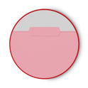 Smead Interior File Folders, 1/3-Cut Tabs: Assorted, Letter Size, 0.75" Expansion, Pink, 100/Box (10263)