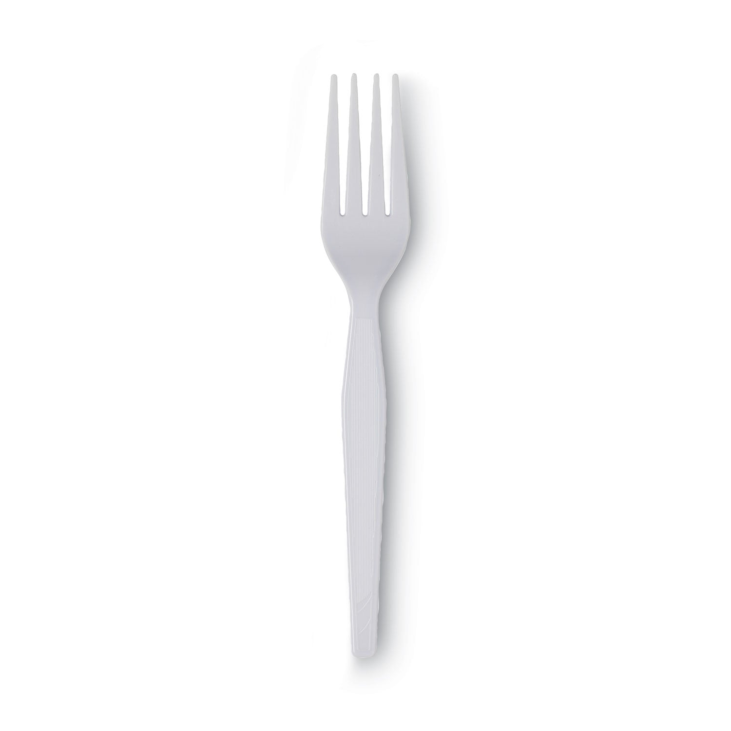 Dixie Plastic Cutlery, Heavyweight Forks, White, 1,000/Carton (FH207CT)