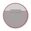 Smead Interior File Folders, 1/3-Cut Tabs: Assorted, Letter Size, 0.75" Expansion, Gray, 100/Box (10251)