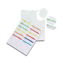 Smead Viewables Hanging Folder Tabs and Labels, Quick-Fold Tabs with Labels, 1/3-Cut, White, 3.5" Wide, 45/Pack (64912)