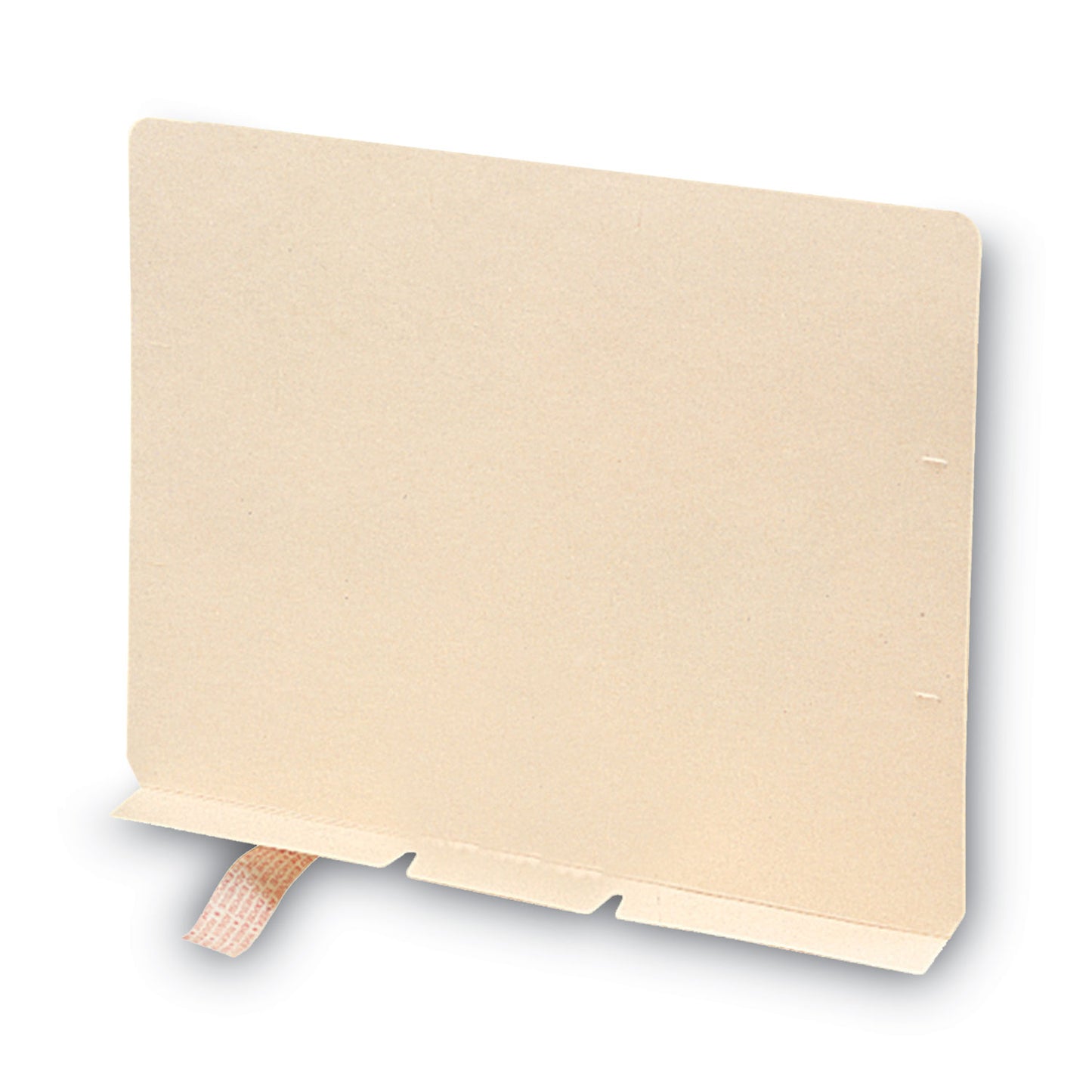 Smead Self-Adhesive Folder Dividers for Top/End Tab Folders, Prepunched for Fasteners, 1 Fastener, Letter Size, Manila, 100/Box (68021)