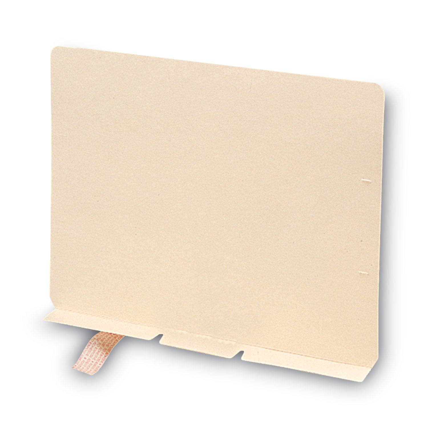 Smead Self-Adhesive Folder Dividers for Top/End Tab Folders, Prepunched for Fasteners, 1 Fastener, Letter Size, Manila, 100/Box (68021)