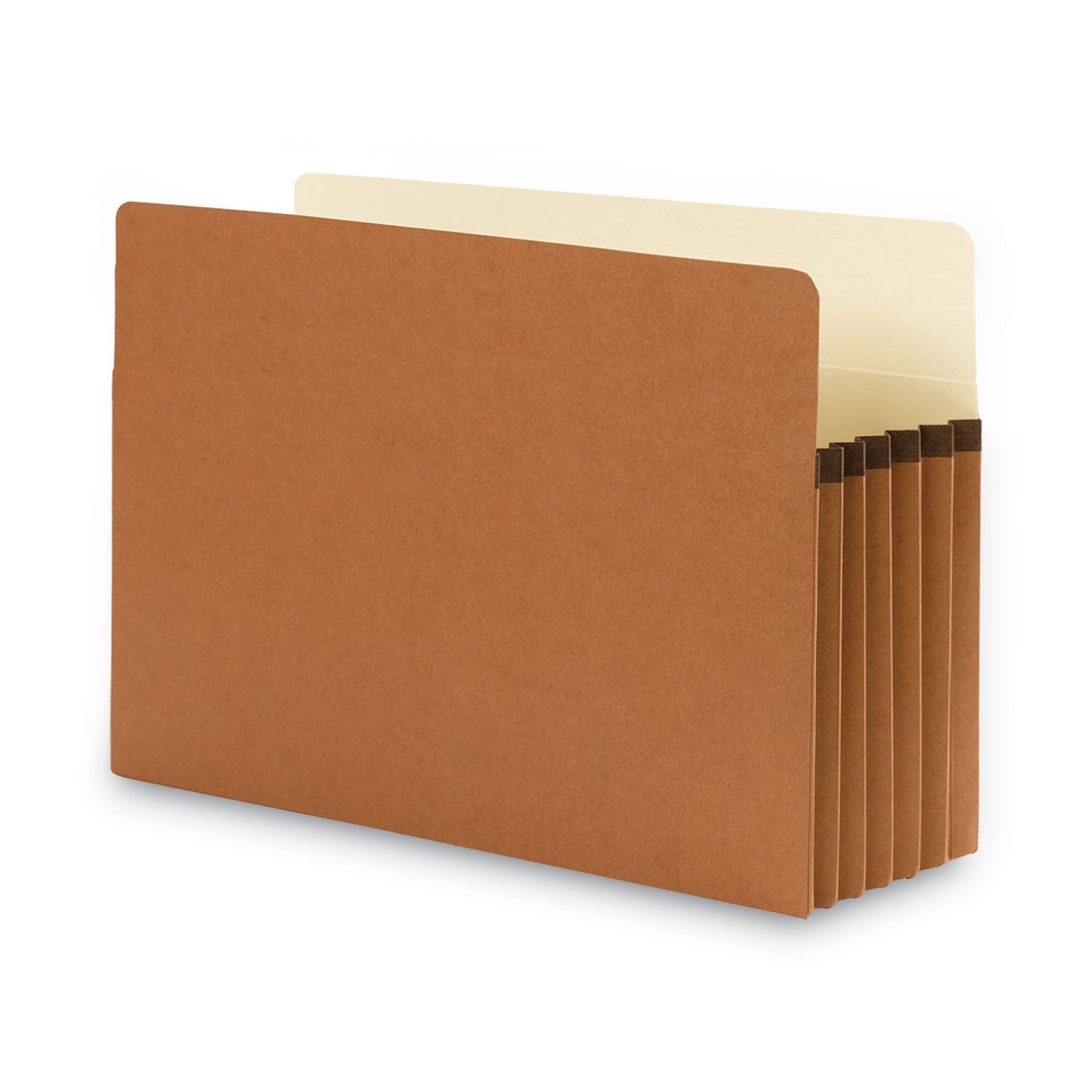 Smead Redrope Drop Front File Pockets, 5.25" Expansion, Legal Size, Redrope, 10/Box (74234)