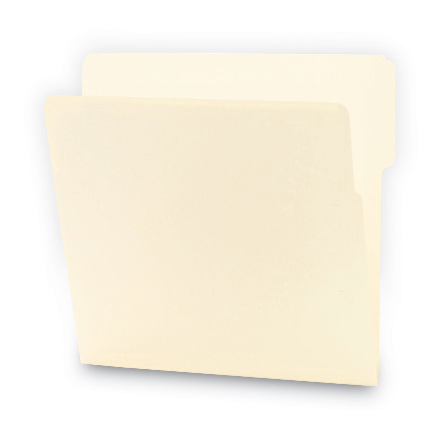 Smead Heavyweight Manila End Tab Folders, 9" High Front, 1/3-Cut Tabs: Top, Letter Size, 0.75" Expansion, Manila, 100/Box (24135)