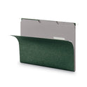 Smead Interior File Folders, 1/3-Cut Tabs: Assorted, Letter Size, 0.75" Expansion, Gray, 100/Box (10251)