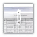 Smead Poly String and Button Interoffice Envelopes, Open-Side (Horizontal), 9.75 x 11.63, Clear, 5/Pack (89521)