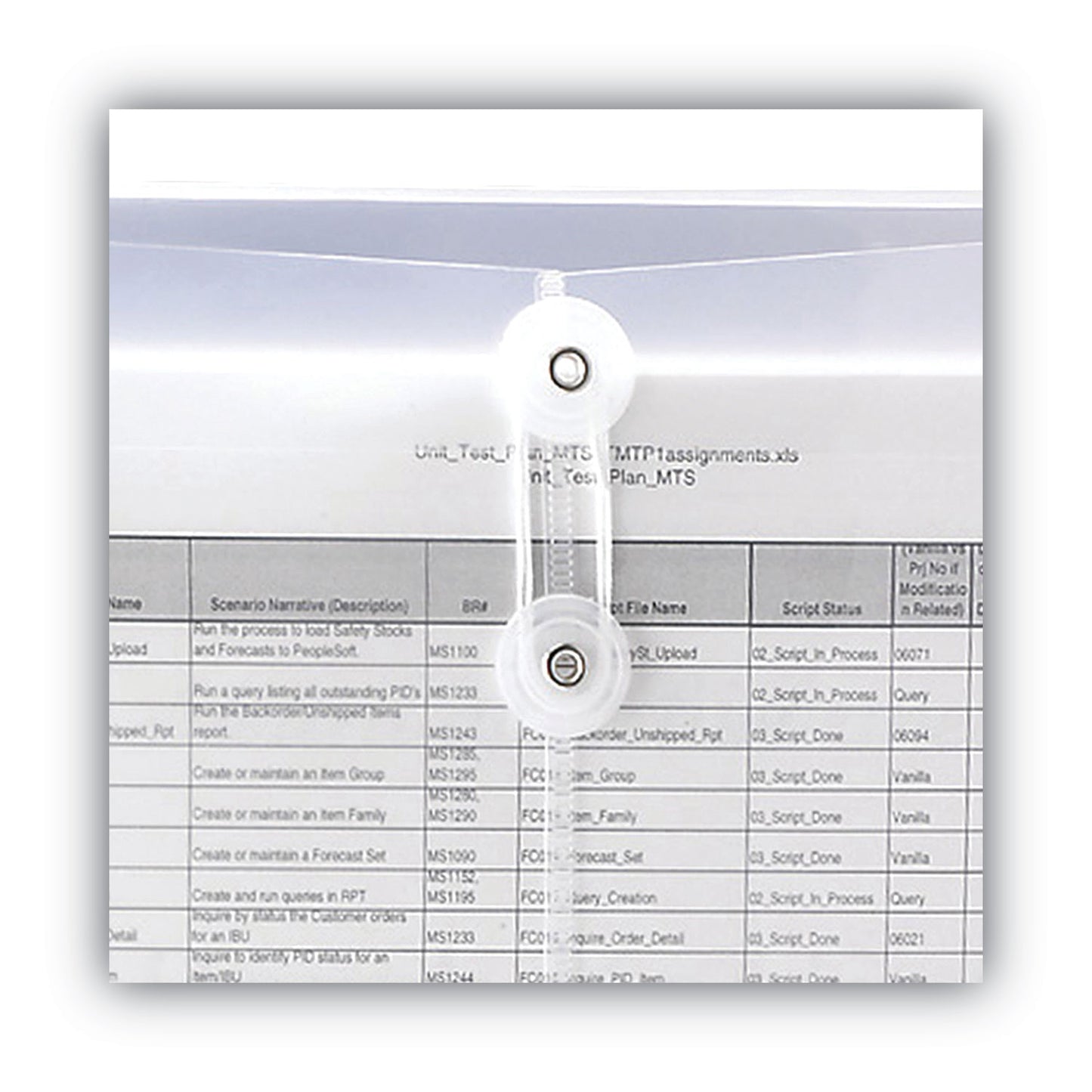 Smead Poly String and Button Interoffice Envelopes, Open-Side (Horizontal), 9.75 x 11.63, Clear, 5/Pack (89521)