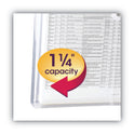 Smead Poly String and Button Interoffice Envelopes, Open-Side (Horizontal), 9.75 x 11.63, Clear, 5/Pack (89521)