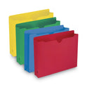 Smead Colored File Jackets with Reinforced Double-Ply Tab, Straight Tab, Letter Size, Assorted Colors, 50/Box (75673)