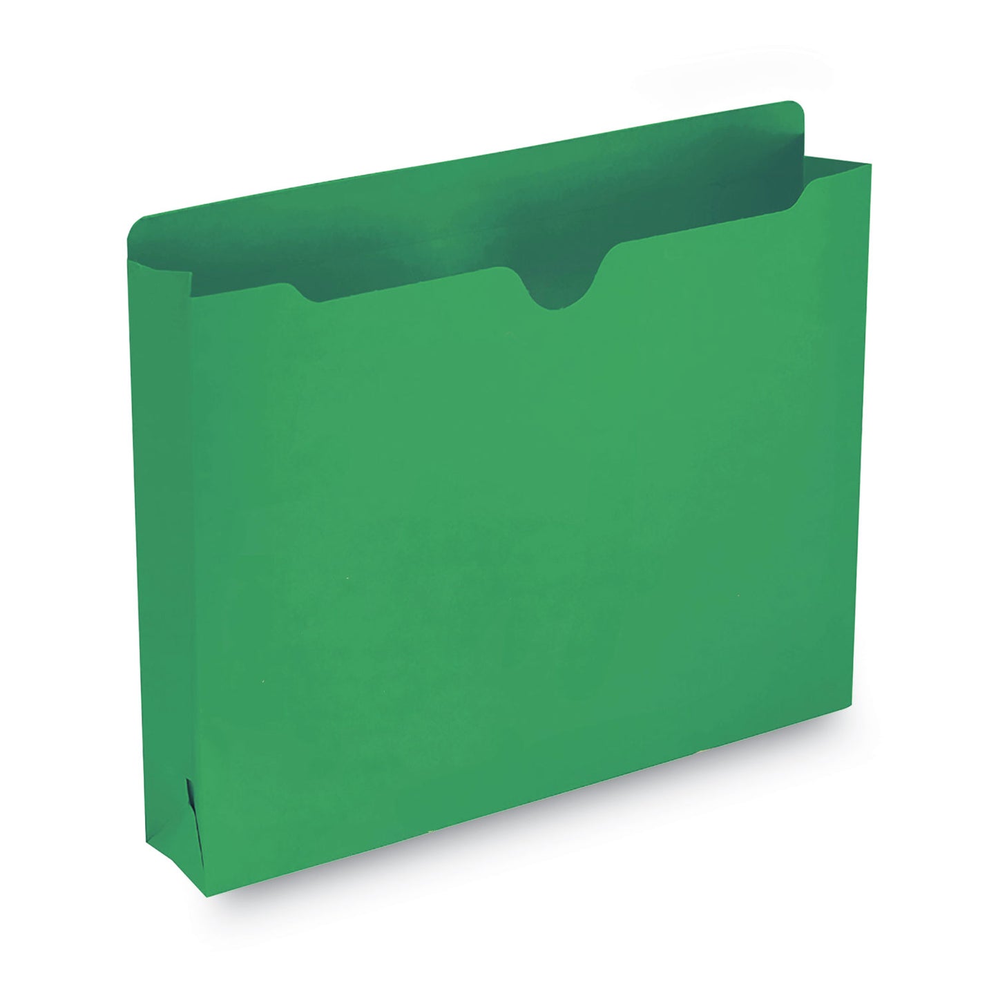 Smead Colored File Jackets with Reinforced Double-Ply Tab, Straight Tab, Letter Size, Green, 50/Box (75563)