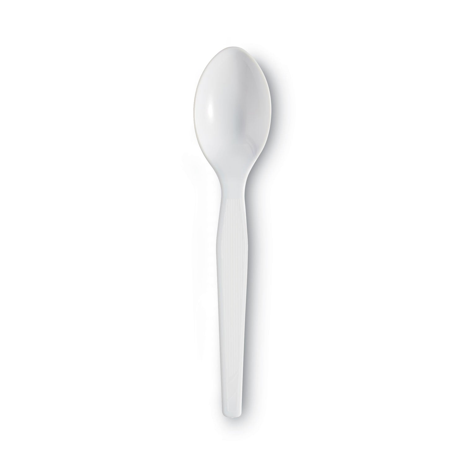 Dixie Plastic Cutlery, Heavyweight Teaspoons, White, 1,000/Carton (TH207CT)