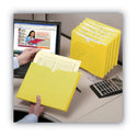 Smead Colored File Jackets with Reinforced Double-Ply Tab, Straight Tab, Letter Size, Yellow, 50/Box (75571)