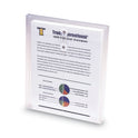 Smead Poly String and Button Interoffice Envelopes, Open-End (Vertical), 9.75 x 11.63, Clear, 5/Pack (89540)