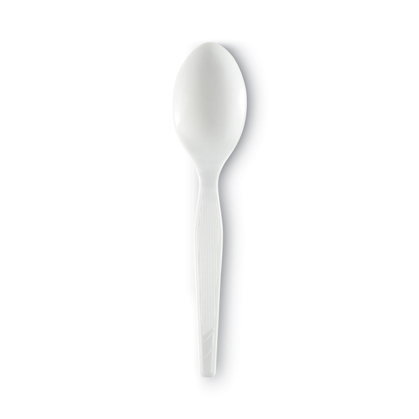 Dixie Plastic Cutlery, Heavy Mediumweight Teaspoons, White, 1,000/Carton (TM217)